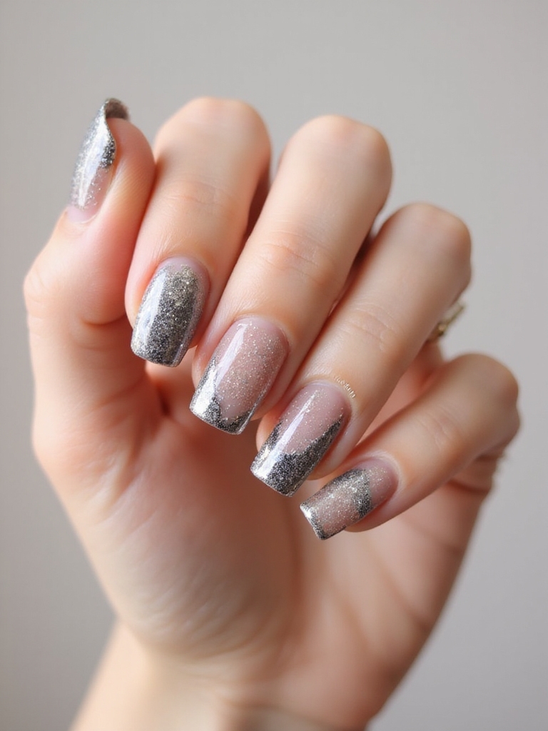 chunky glitter jelly layers