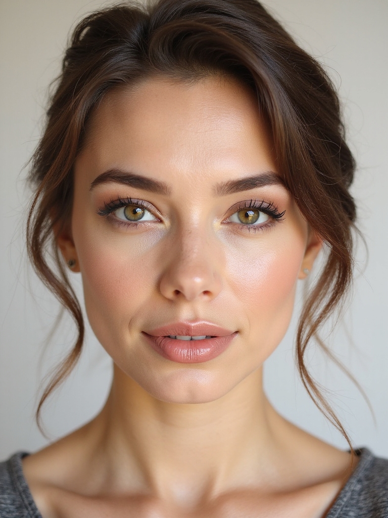 cool toned upward feathered contour