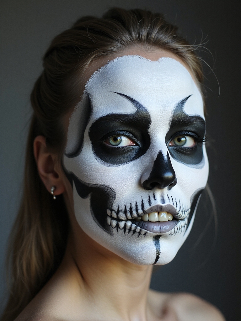 couture macabre hyper realistic skull