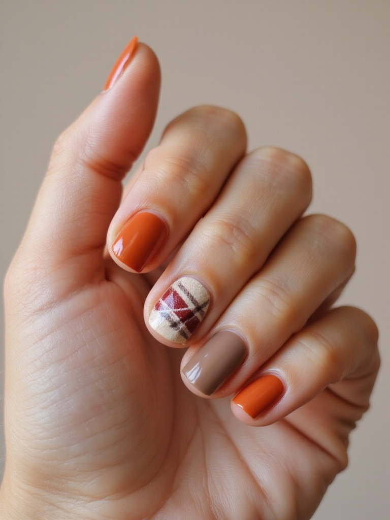 cozy burgundy forest plaid