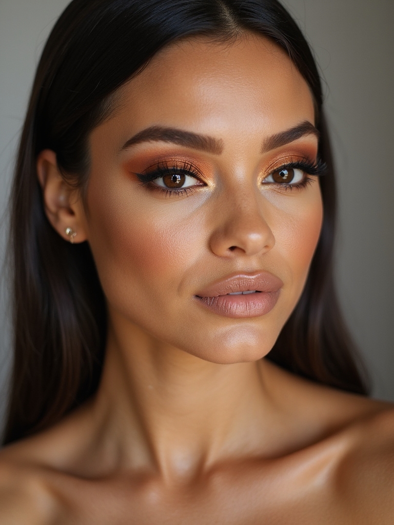 cozy copper carved autumn glam