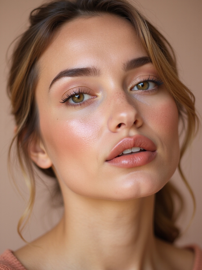 cream tint blush and lips