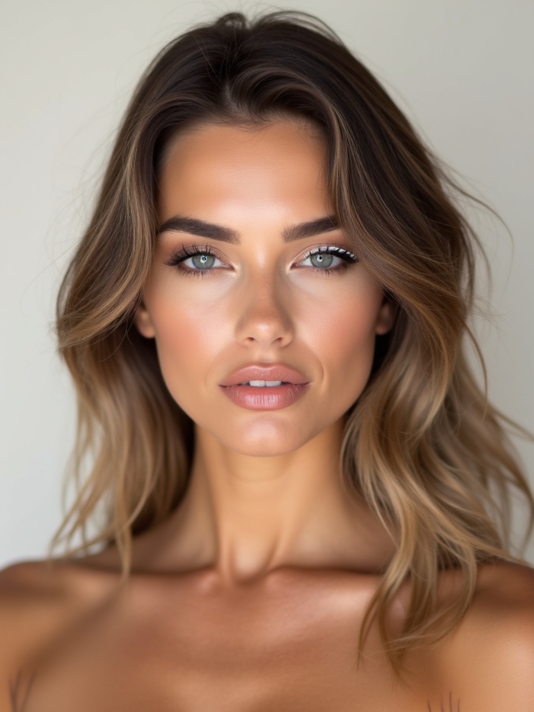 creamy white waterline minimalism