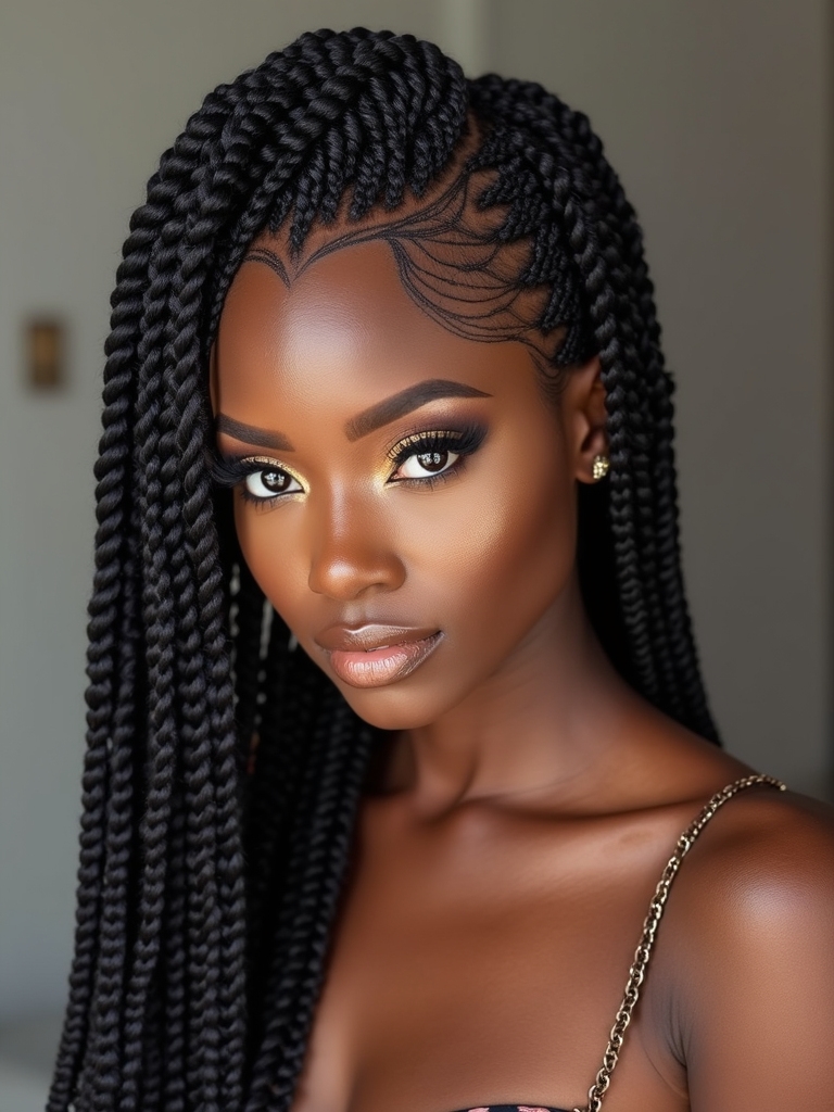 creative cornrow design choices