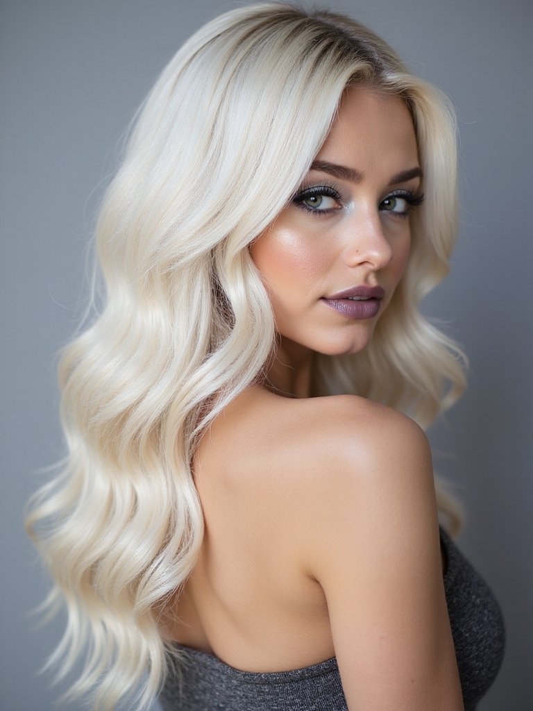 crimped hair adds volume