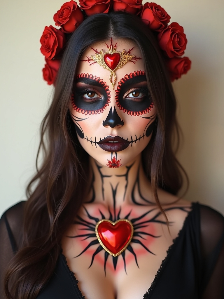 crimson sacred heart radiance