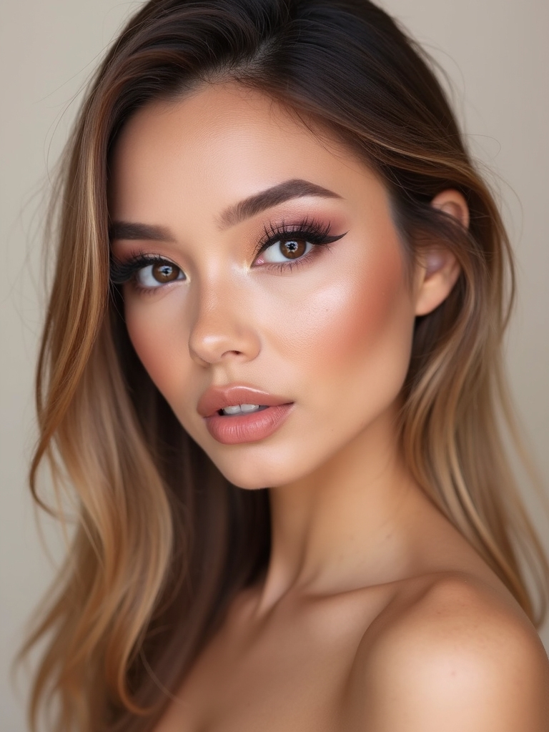 crisp airy negative space crease