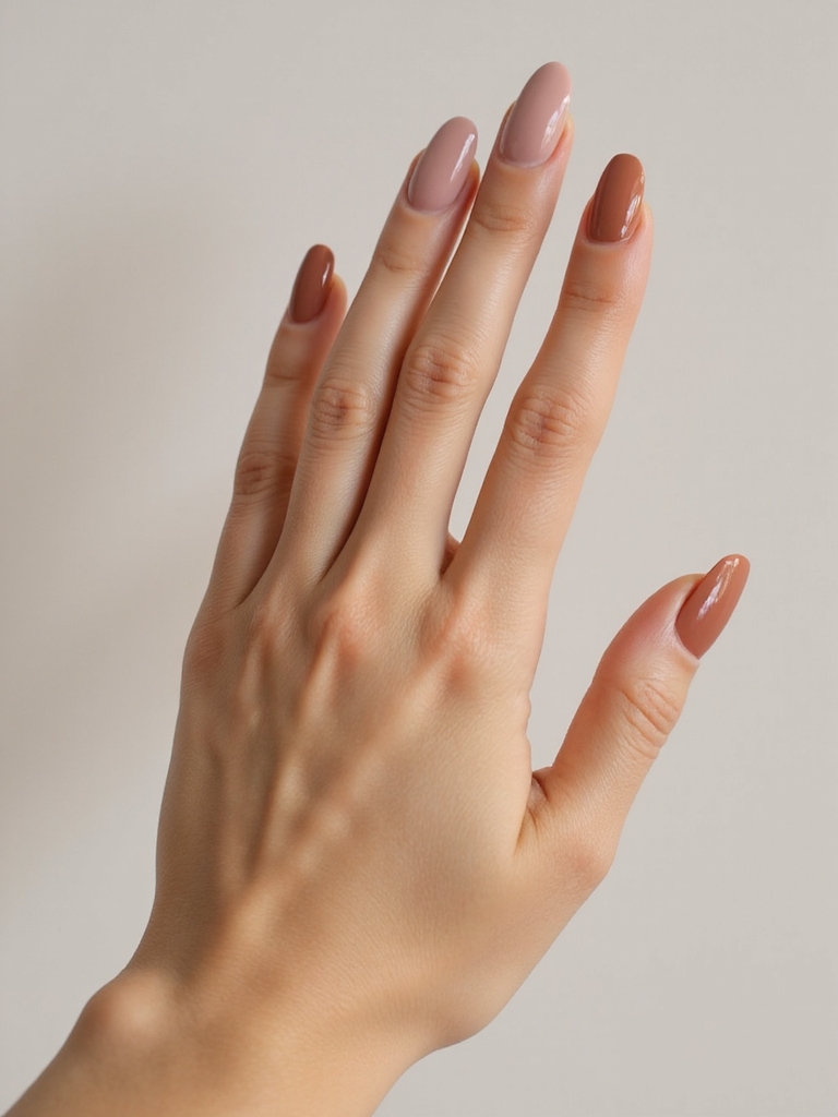 crisp geometric negative space nails