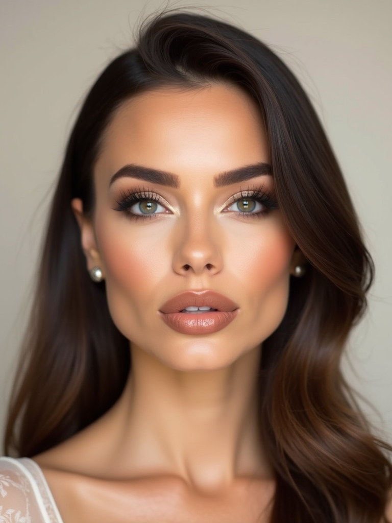 crisp overdrawn glossy pout