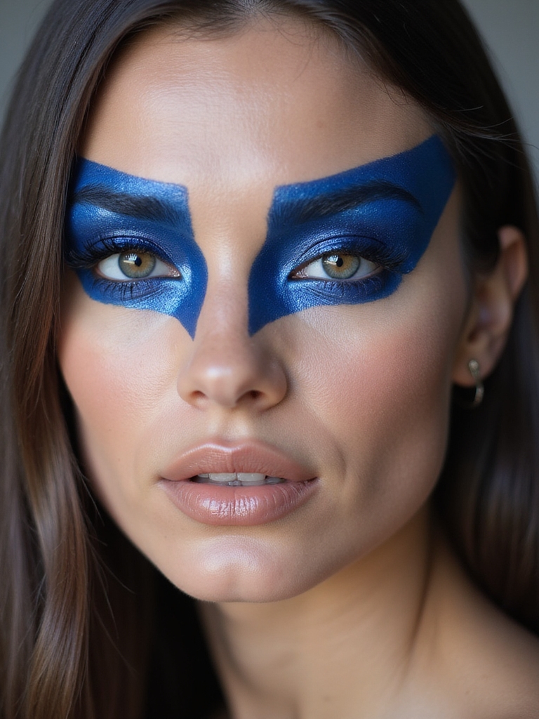 crisp royal blue winged