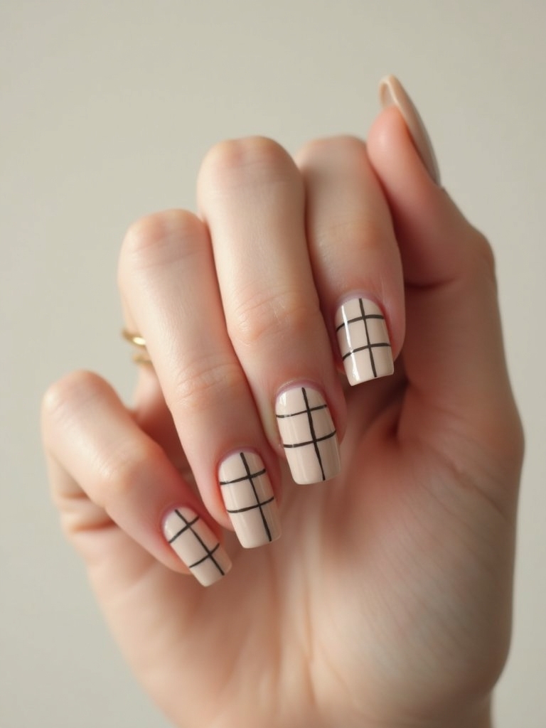 crisp sheer grid nailframes