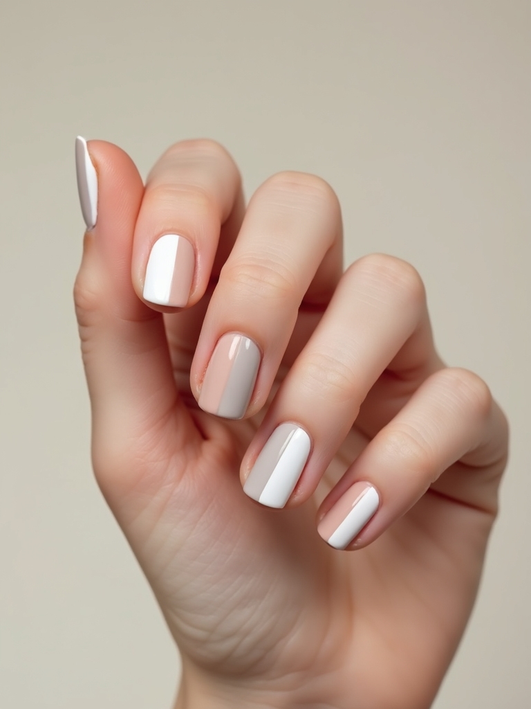 crisp split nail negative space
