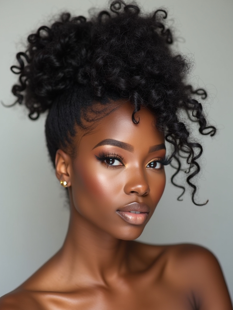 curly textured bun benefits