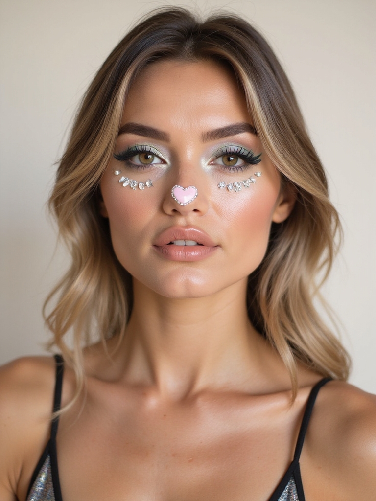 cute whimsical bunny makeup