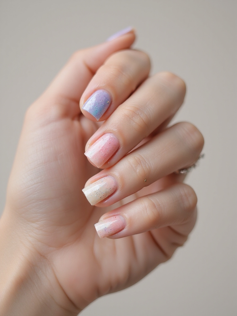 delicate pastel butterfly wings