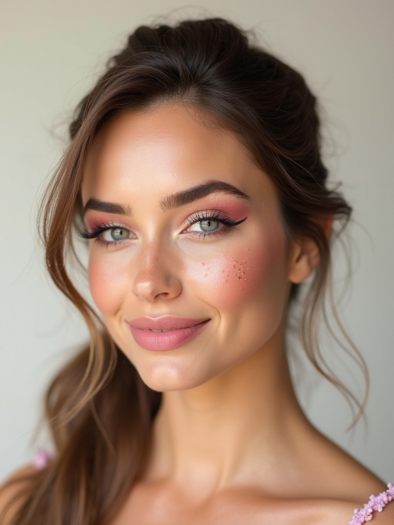 delicate sun kissed faux freckles