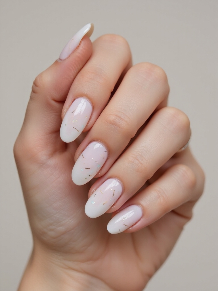 dew kissed glazed donut nails