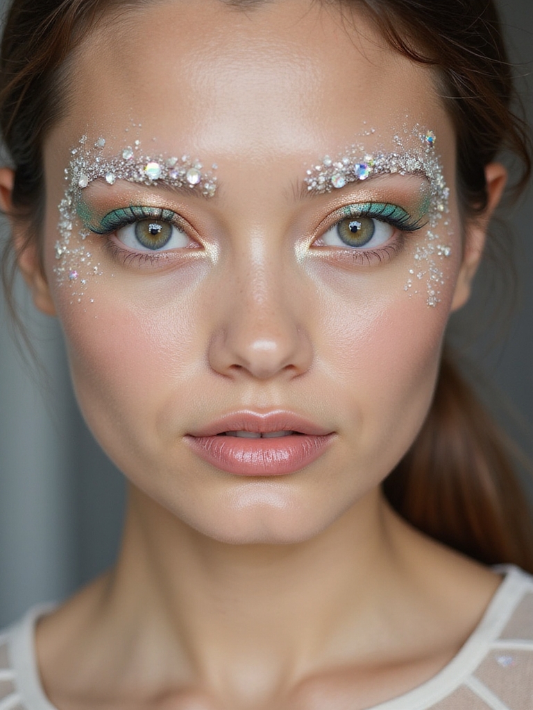 dewy floral iridescent leafliners