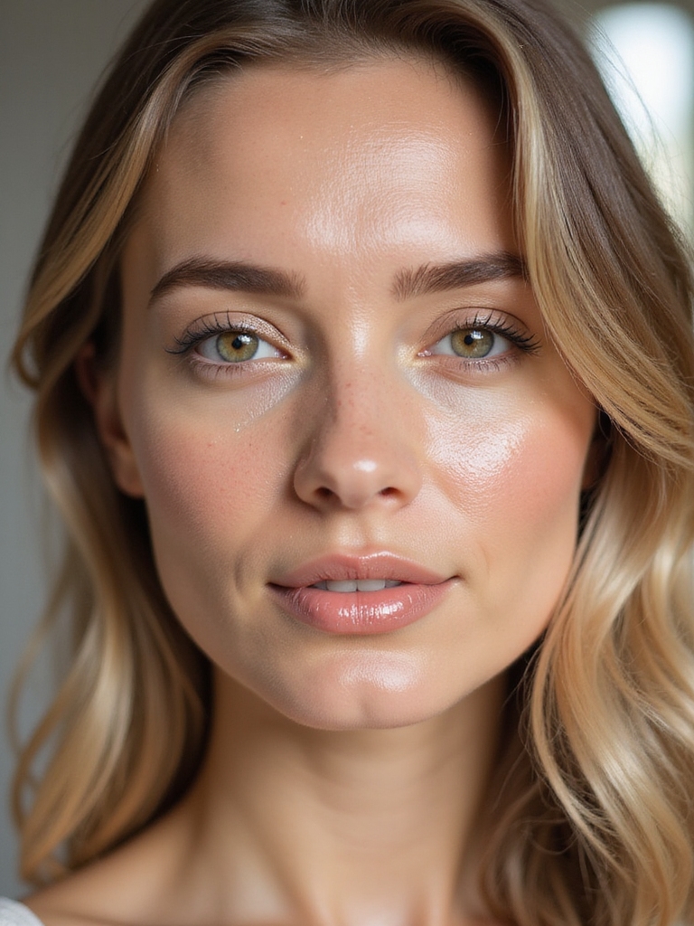 dewy glazed lit from within
