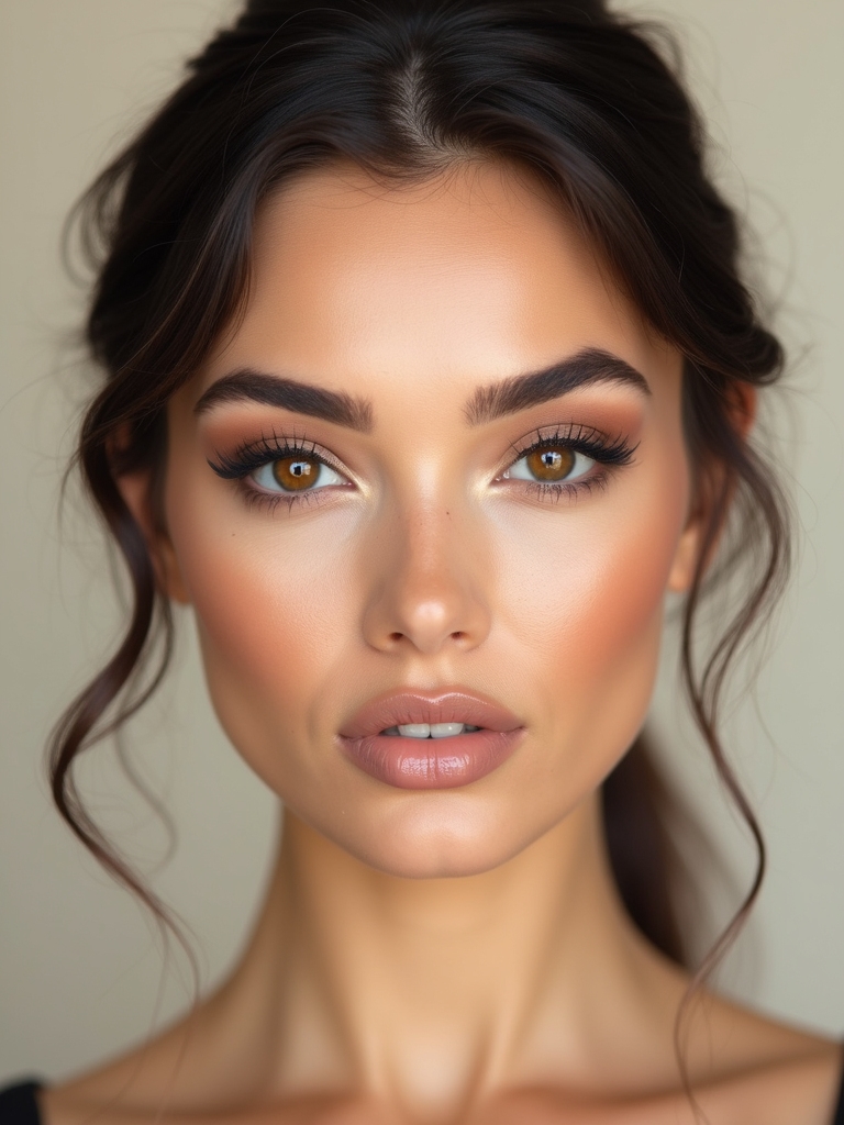 dewy highlights matte structure