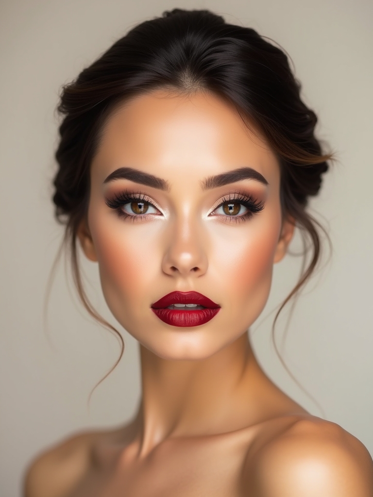 dewy luminous tightlined lashes