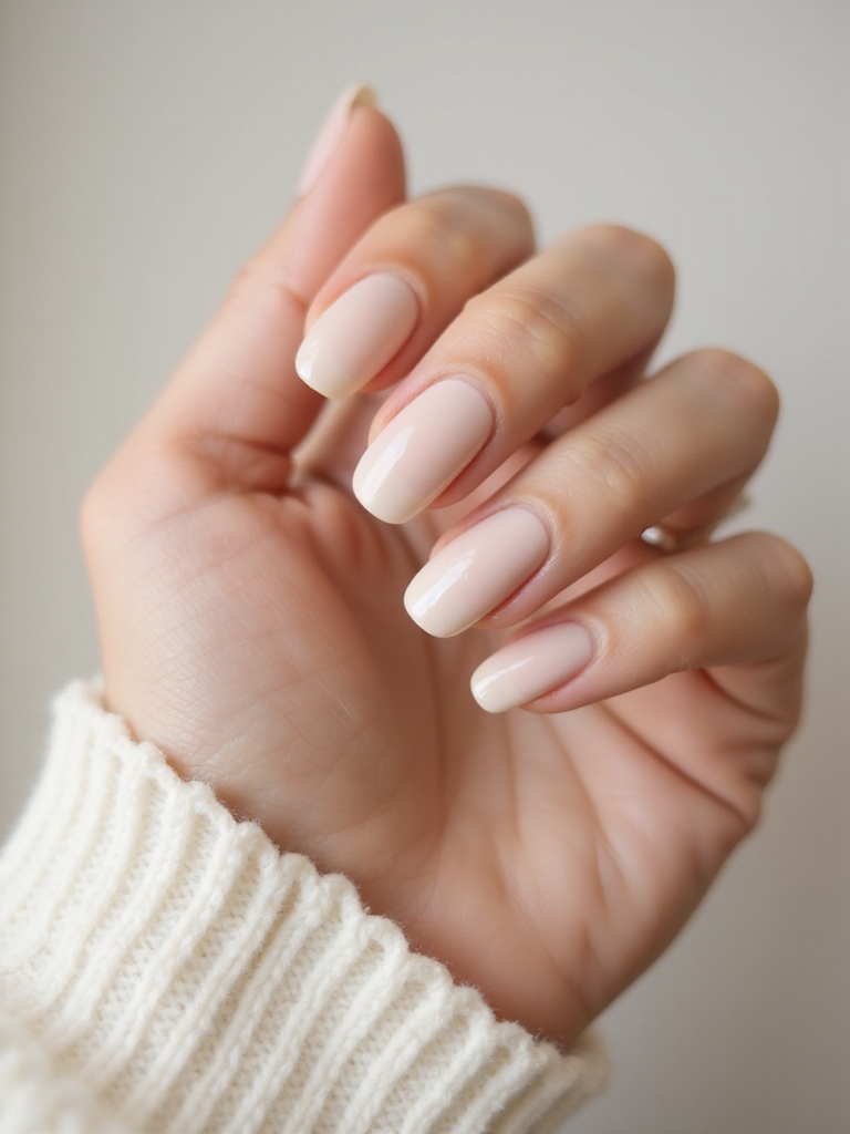 dewy milky chrome sheen