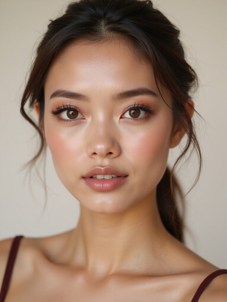 dewy minimal glass skin glow
