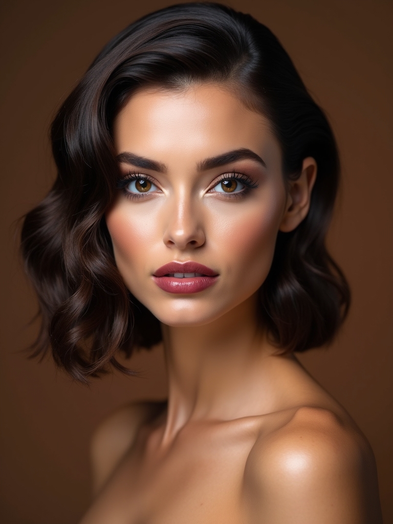 dewy natural lit from within glow