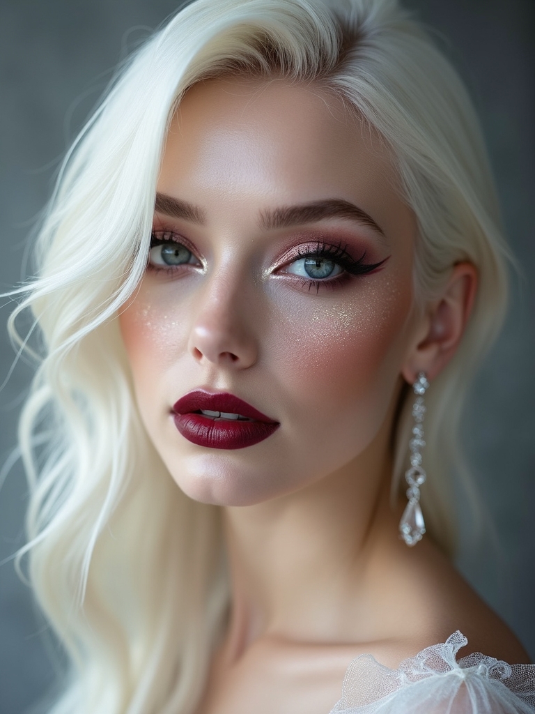 dewy porcelain ethereal luminous highlights