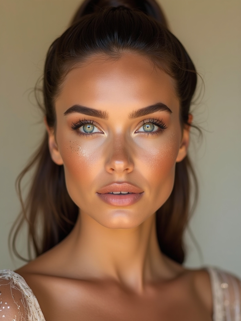 dewy sun kissed freckled glow