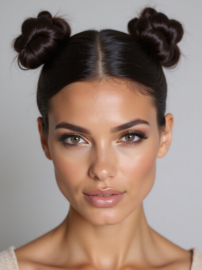 double the buns styling