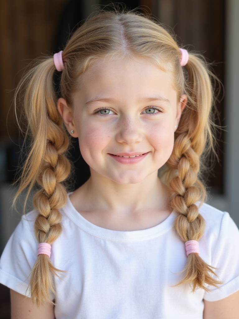 double twisted pigtails tutorial