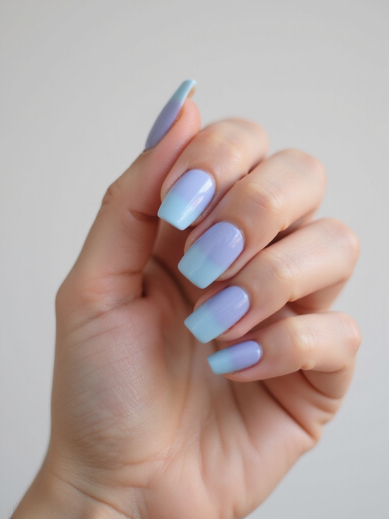 dusty blue to periwinkle gradient