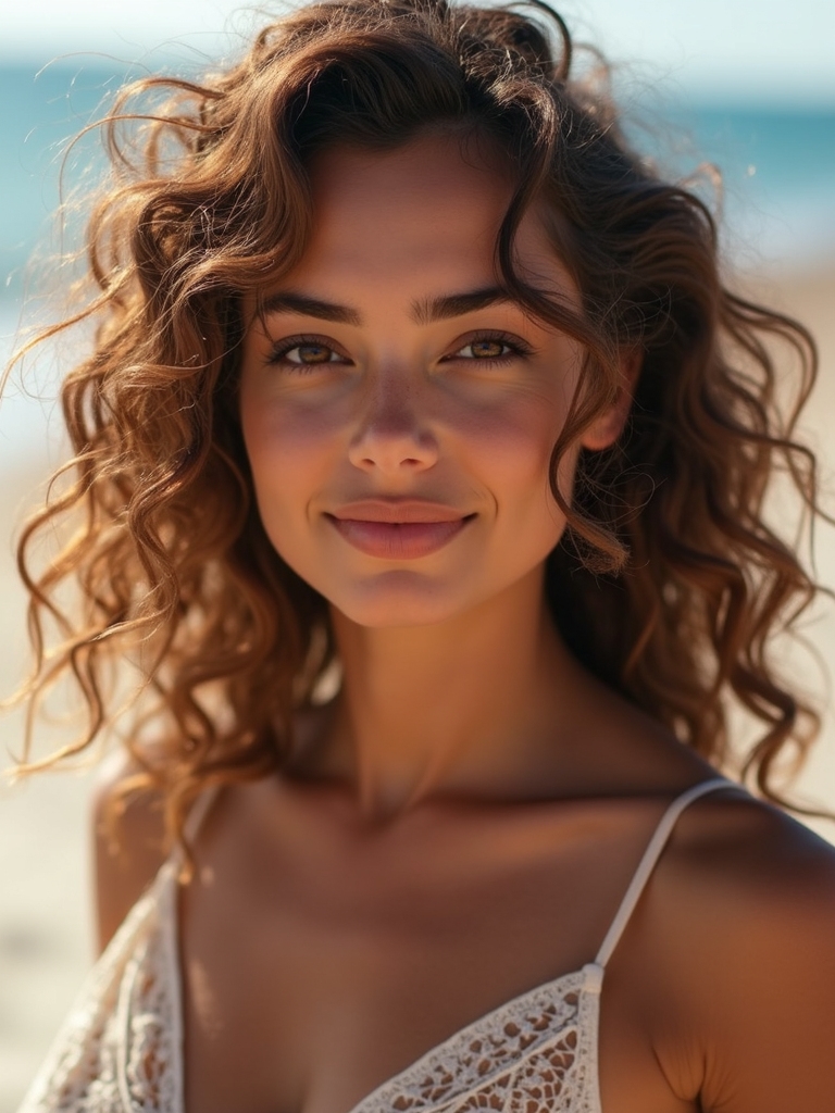 effortless beachy curly waves
