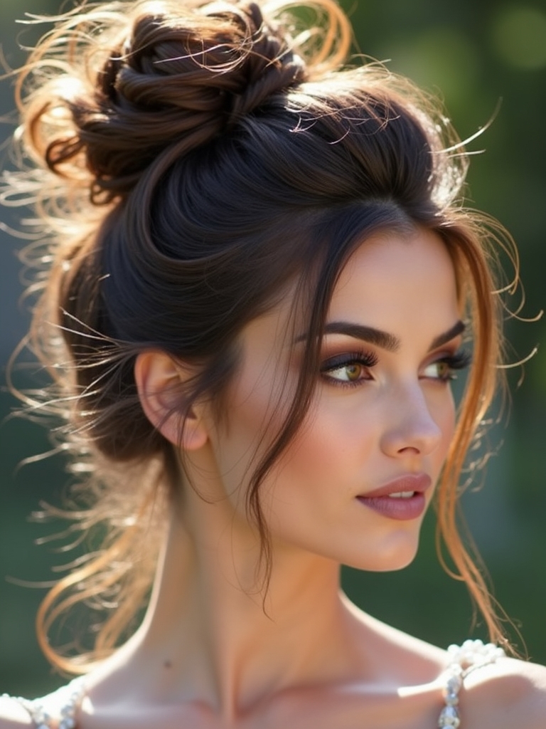 effortless stylish messy bun