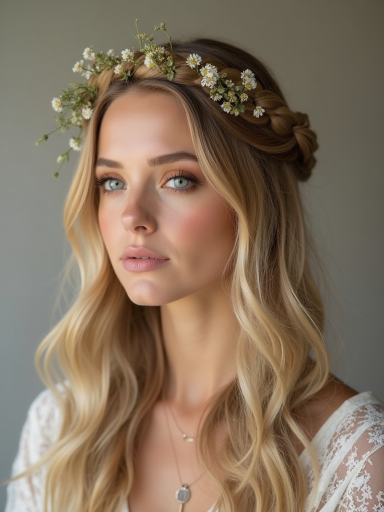 effortlessly chic braided crown