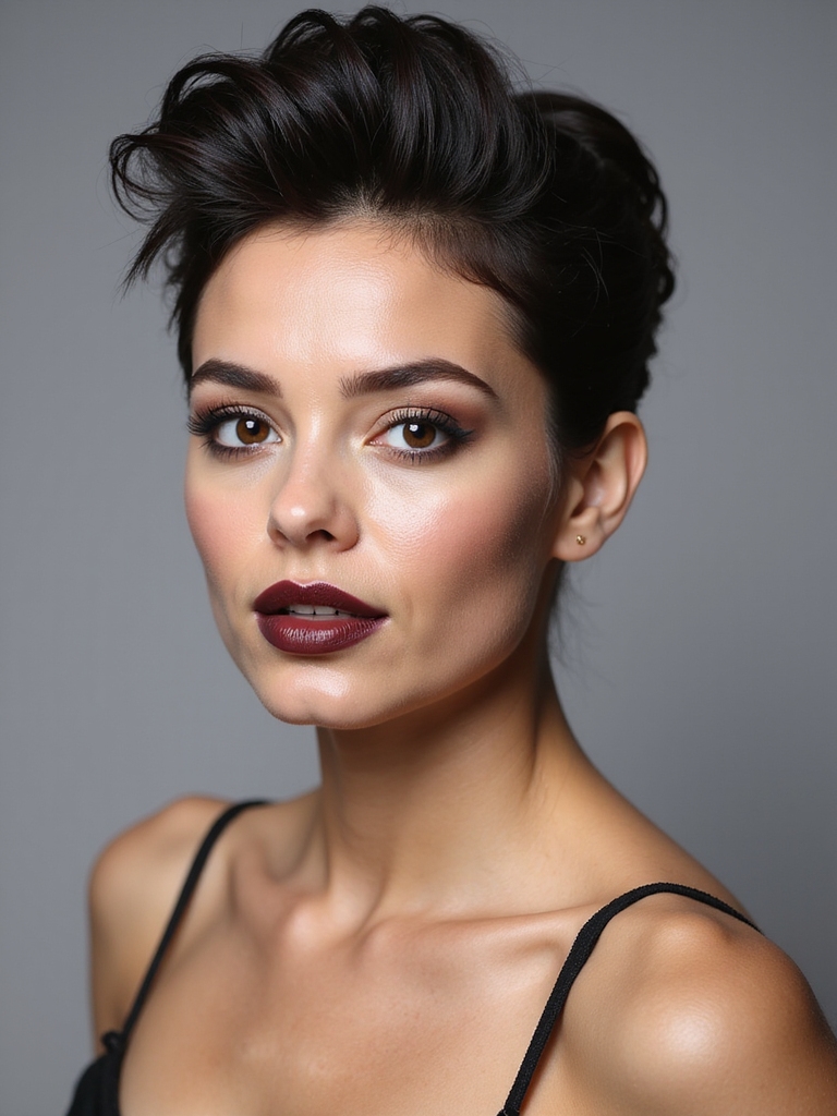 effortlessly chic quick updo