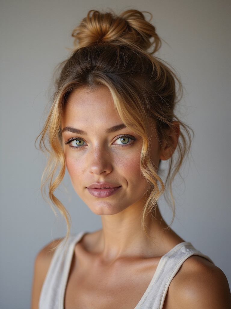 effortlessly stylish messy buns