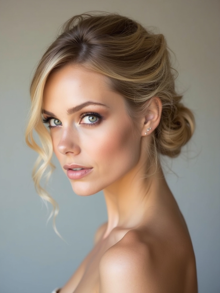 elegant and effortless updo
