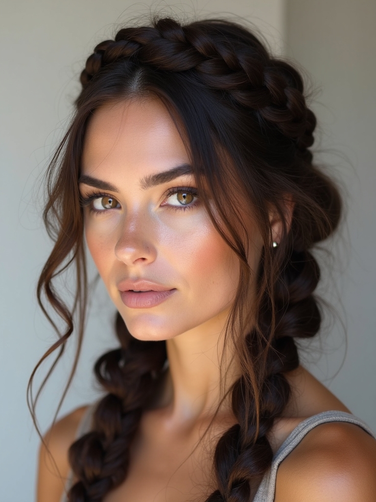 elegant braided crown tutorial