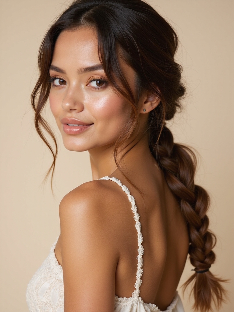 elegant fishtail braid tutorial