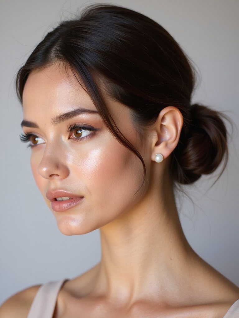 elegant low bun tutorial