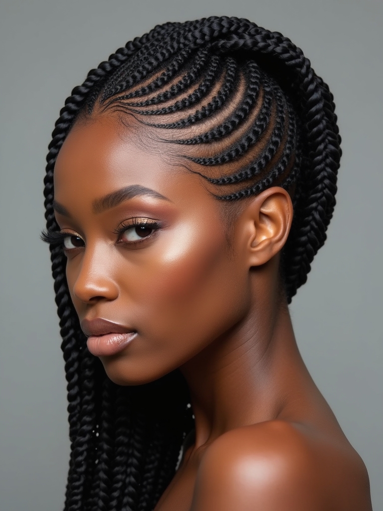 elegant subtle braided artistry