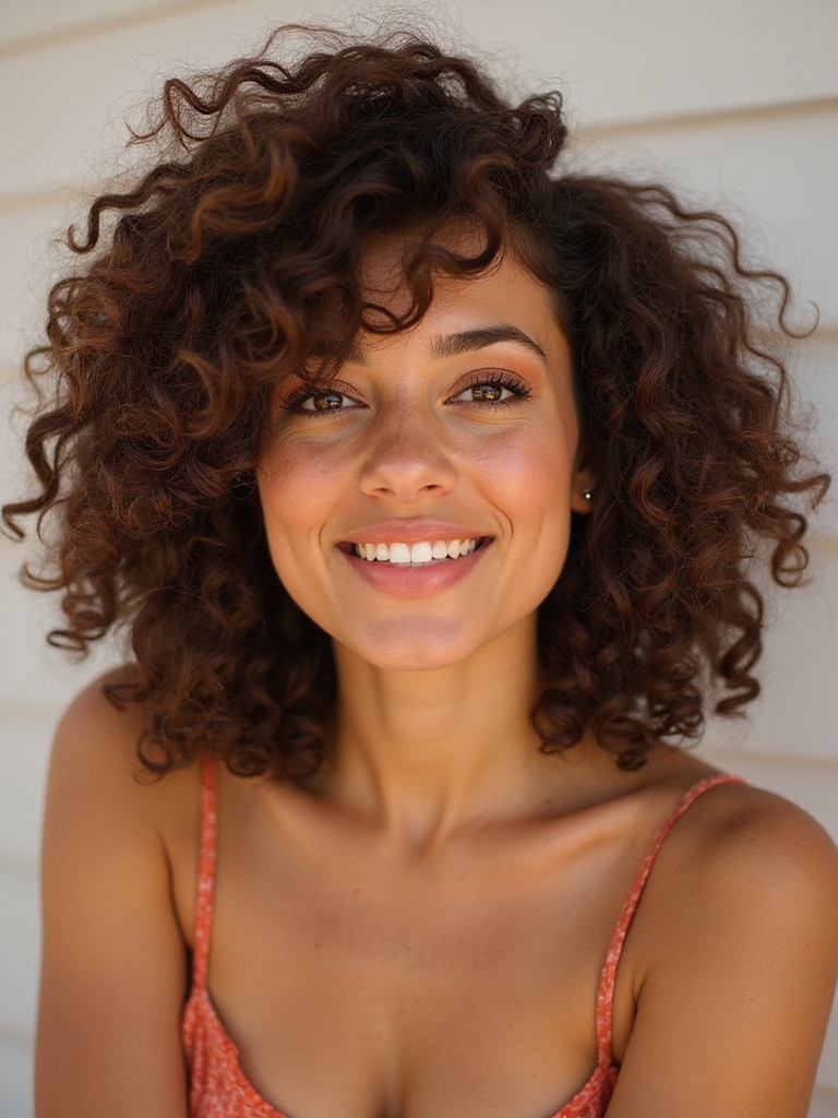embrace natural curls carefreely