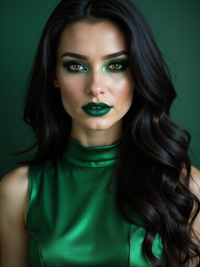 emerald kissed glamorous wicked witch