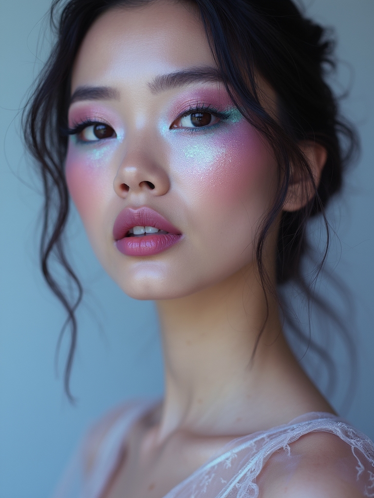 ethereal pastel spectral glam