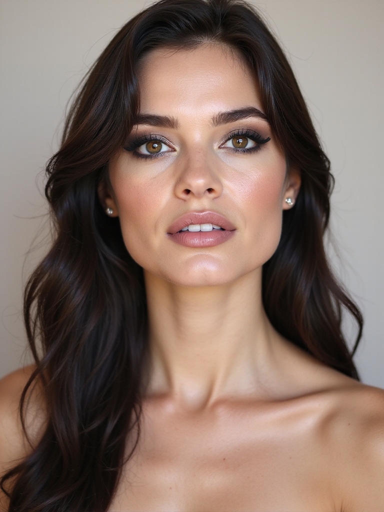 ethereal translucent porcelain runway complexion