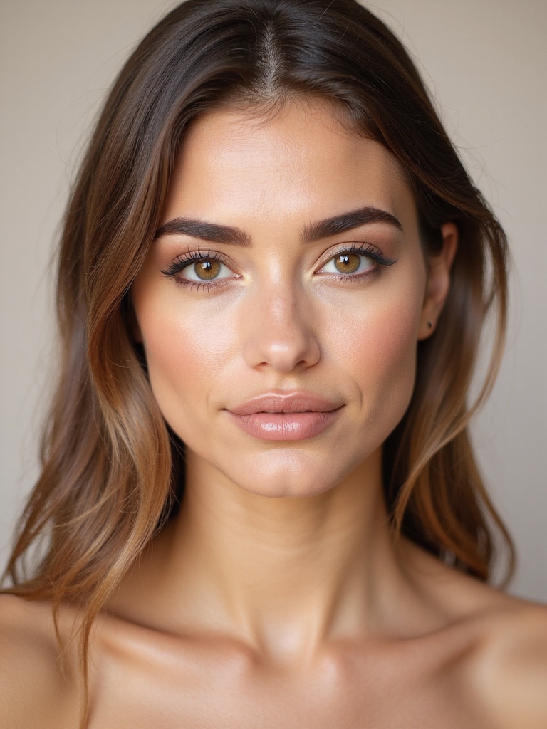 feathered brows with gel