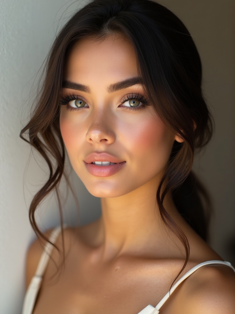 feathered lifted separated lashes