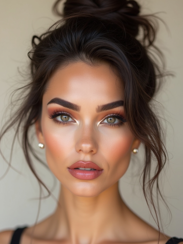 feathered undone brows with attitude